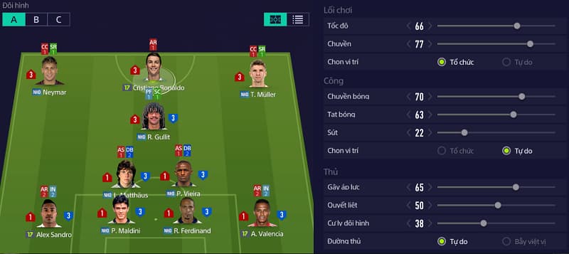 Chiến thuật và cách vận hành đội hình Valencia